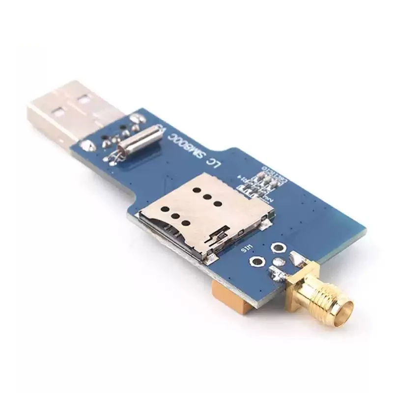 Modul USB ke GSM quad band GSM/GPRS SIM800C dengan pengiriman dan penerimaan SMS Bluetooth