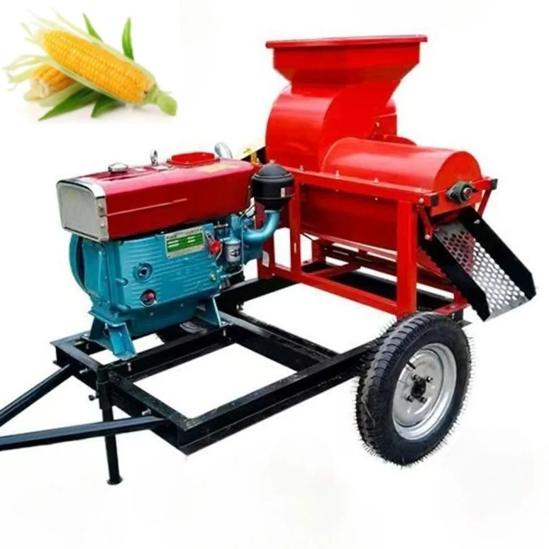 2025, precios de desgranadora de maíz, motor diésel de 12HP, máquina especial para pelar y trillar maíz