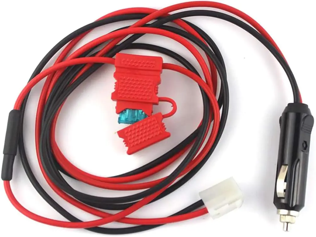 

12 В постоянного тока, кабель питания прикуривателя, мобильный радиоприемник, кабель питания для Icom Yaesu FT-1802 FT-1807 FT-8800 Kenwood TM271 TM281 TM