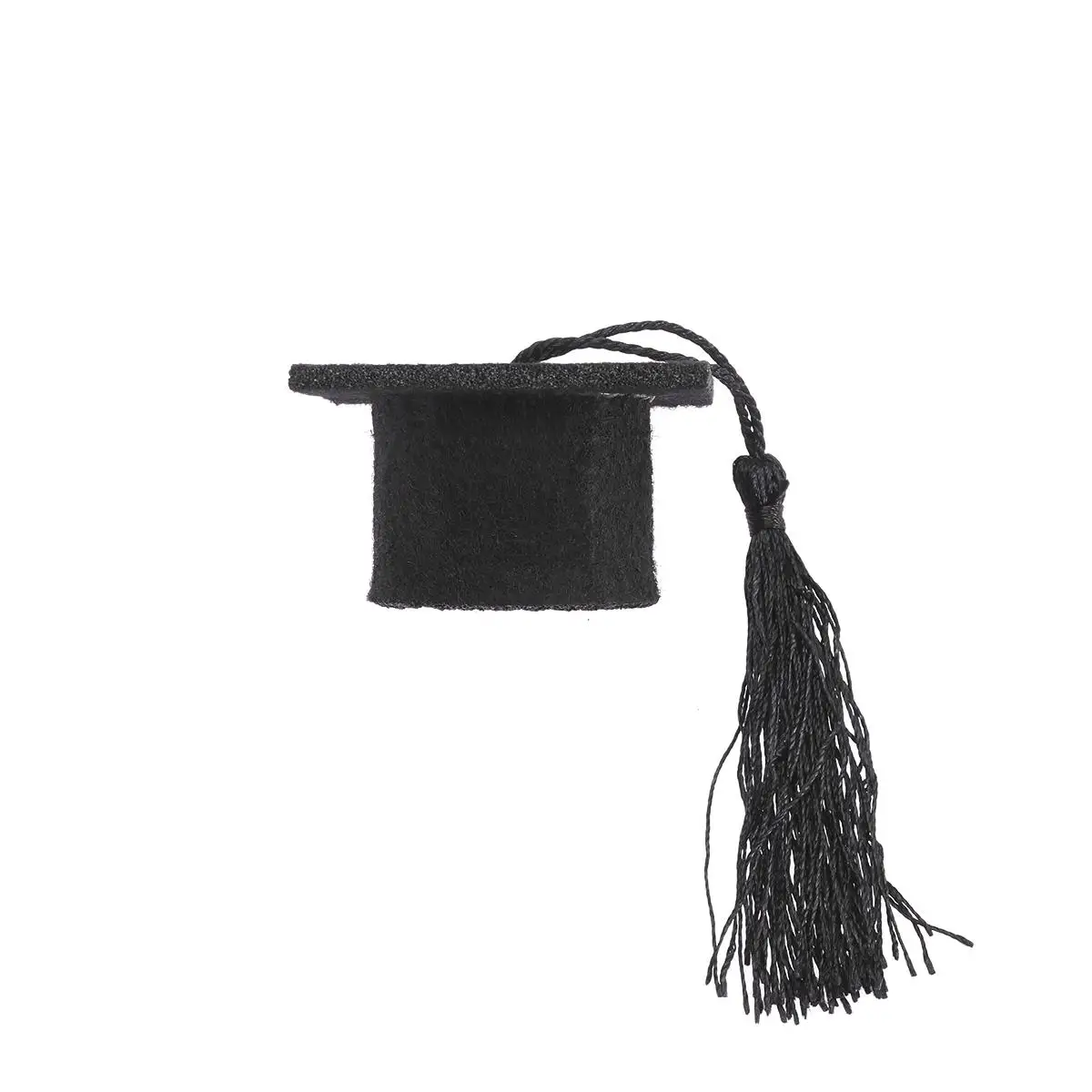 

Wine Gift Decoration Tassel Cap Bottle Table Decorations Mini Doctorial Hat Black