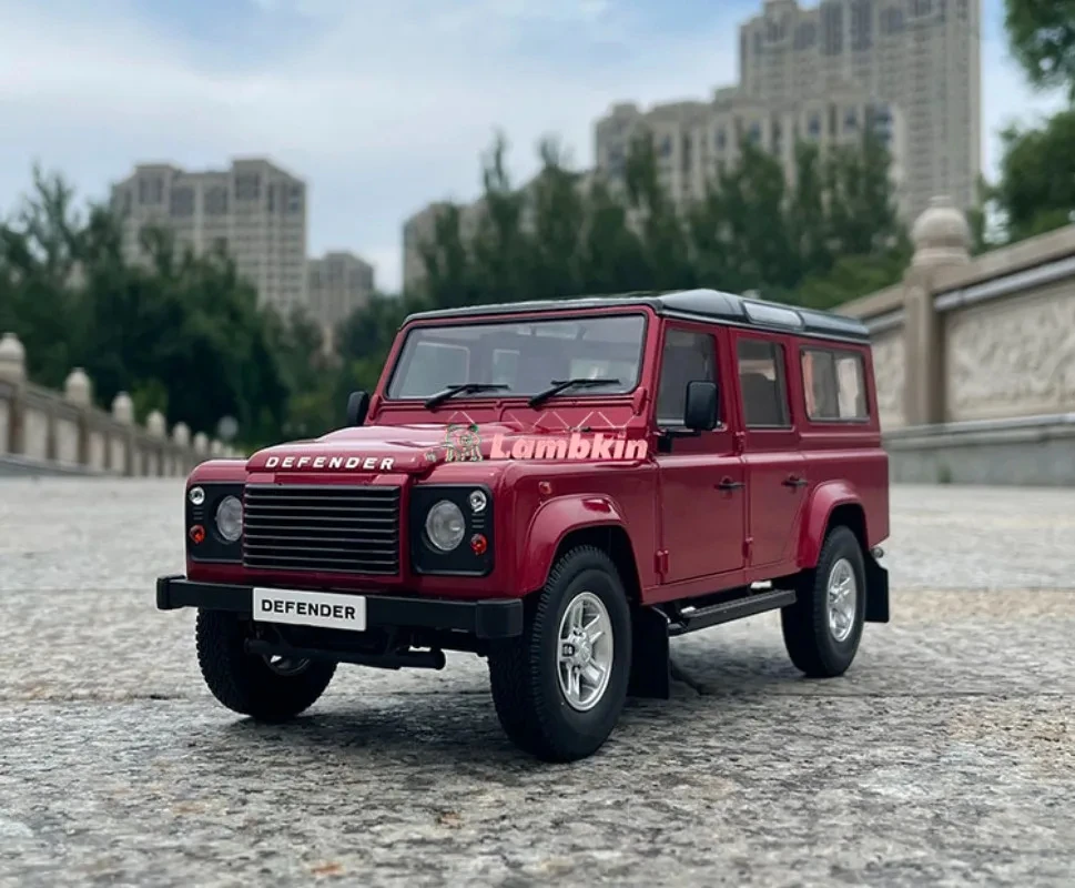 Simulação colecionáveis modelo de carro, dragão do século decoração, original Range Rover Defender 110, 1:18