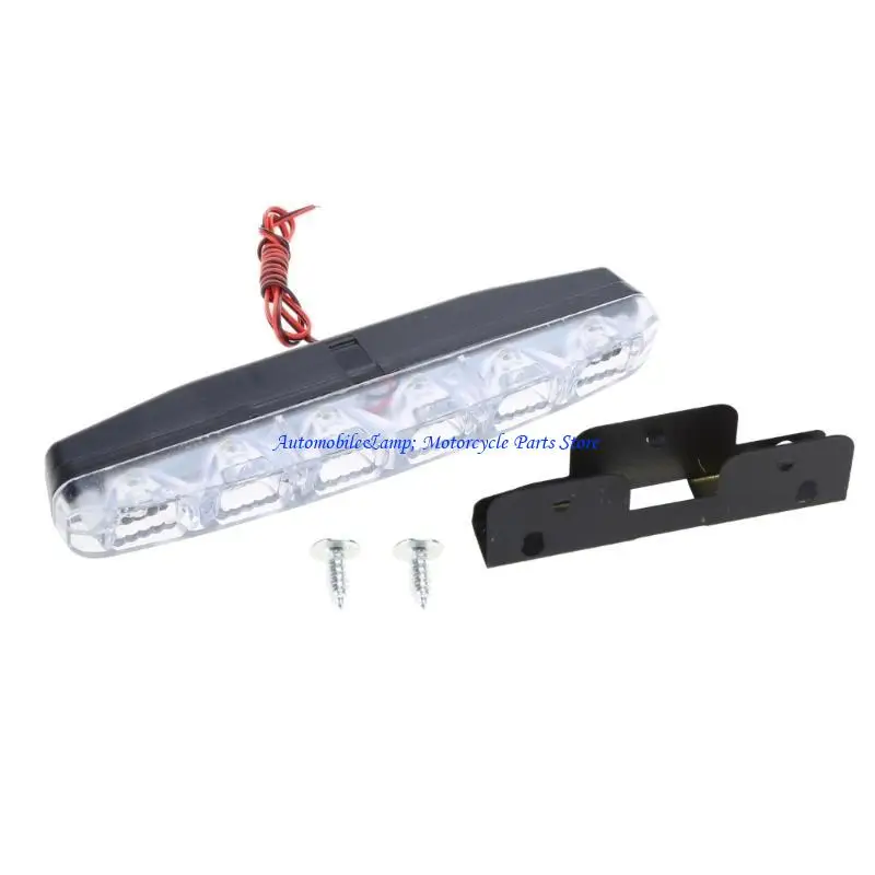 H7BD Universal Car 6 LED Daytime Running Light Decorative Lamp for Auto