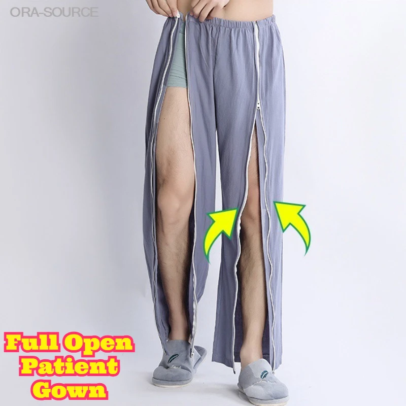 post-surgery-fracture-cast-nursing-pants-for-bedridden-elderly-patient-easy-on-off-quick-release-recovery-sleepwear-comfortable