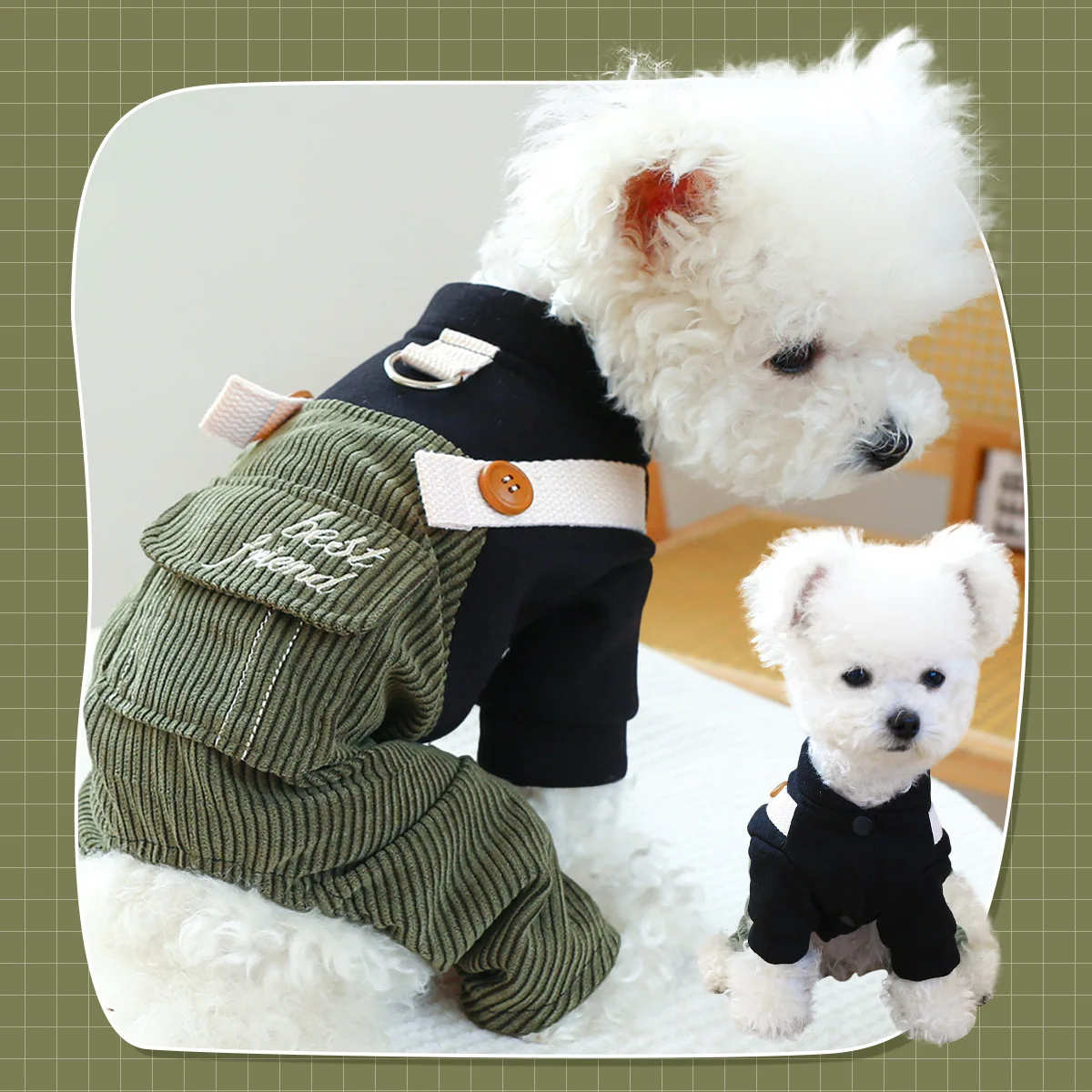 

Dog Clothing, Pet Coat, Small And Medium-sized Dog, Autumn And Winter Harness, Jumpsuit, Outdoor Leasable Clothing For Dogs