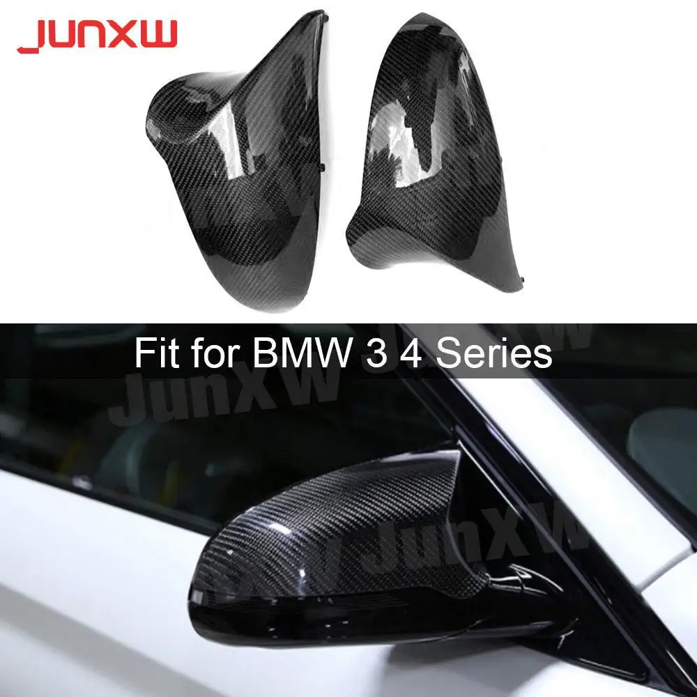 

Dry Carbon Fiber RearView Mirror Cover Caps For BMW F80 M3 F82 M4 2015 -2018 Replacement Style Side Mirror Cover LHD