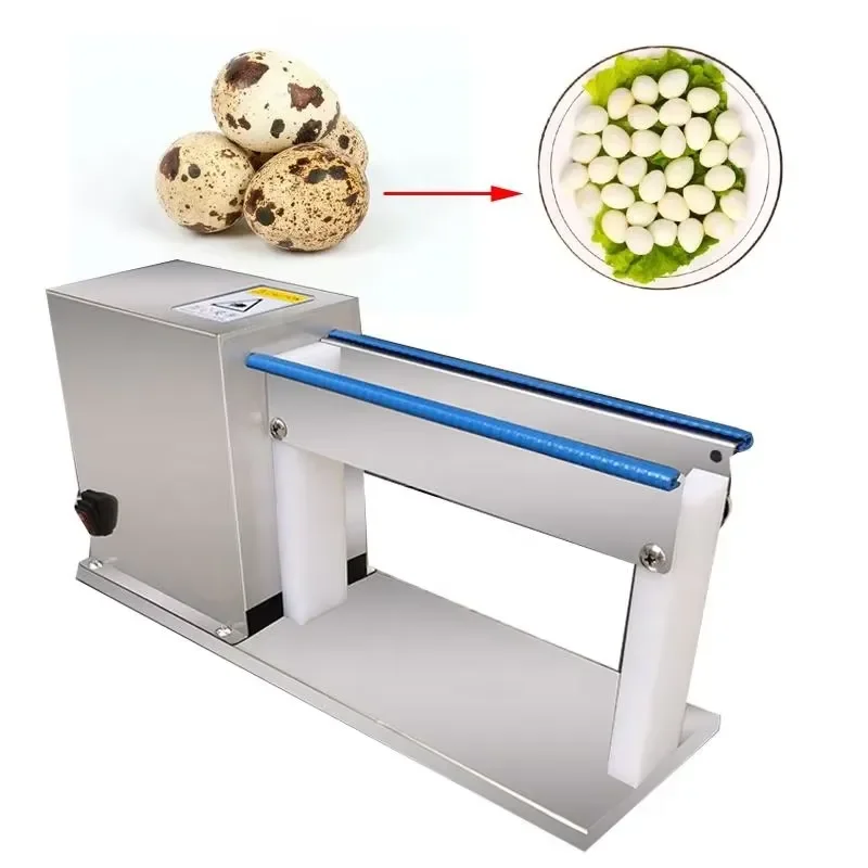 Small semi-automatic electric quail egg shelling machine stainless steel portable multi-purpose