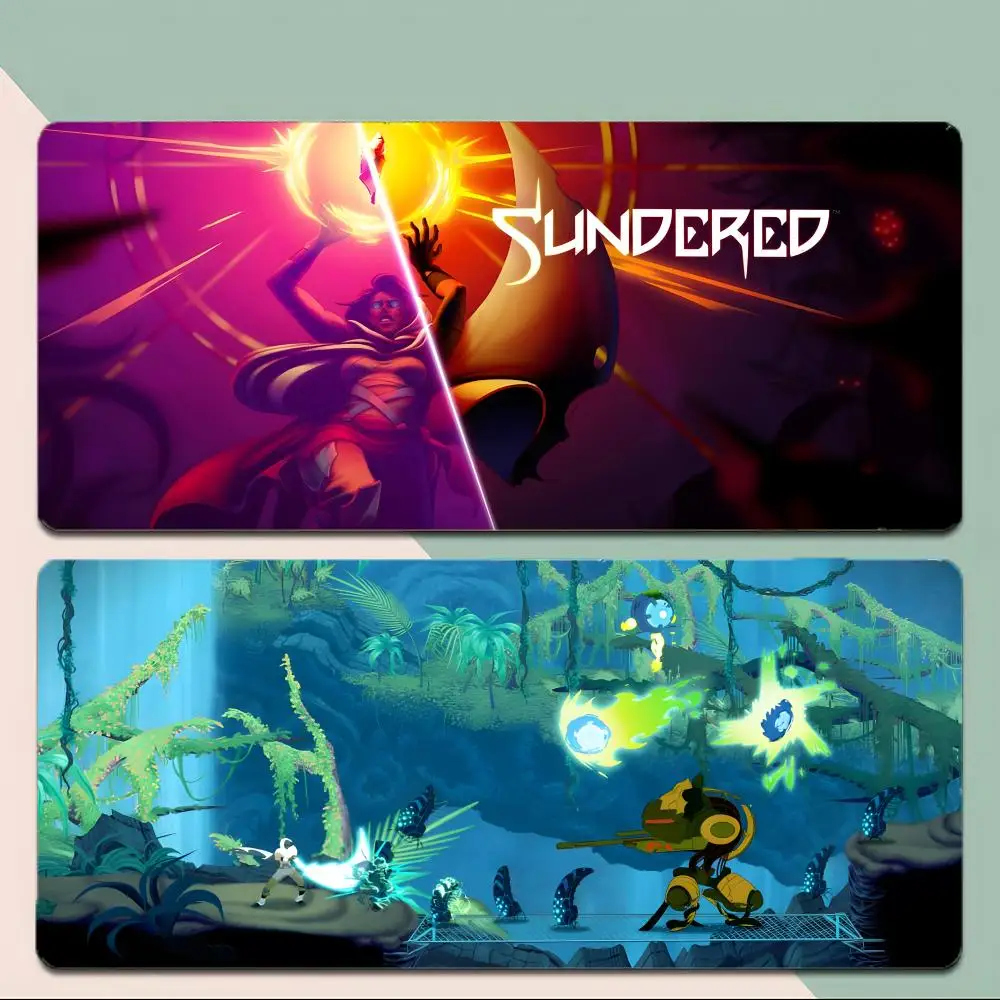 game action S-Sundered Mouse Pad Thick Stitched Edge Gaming Mousepad Large Non-Slip Desk Mat