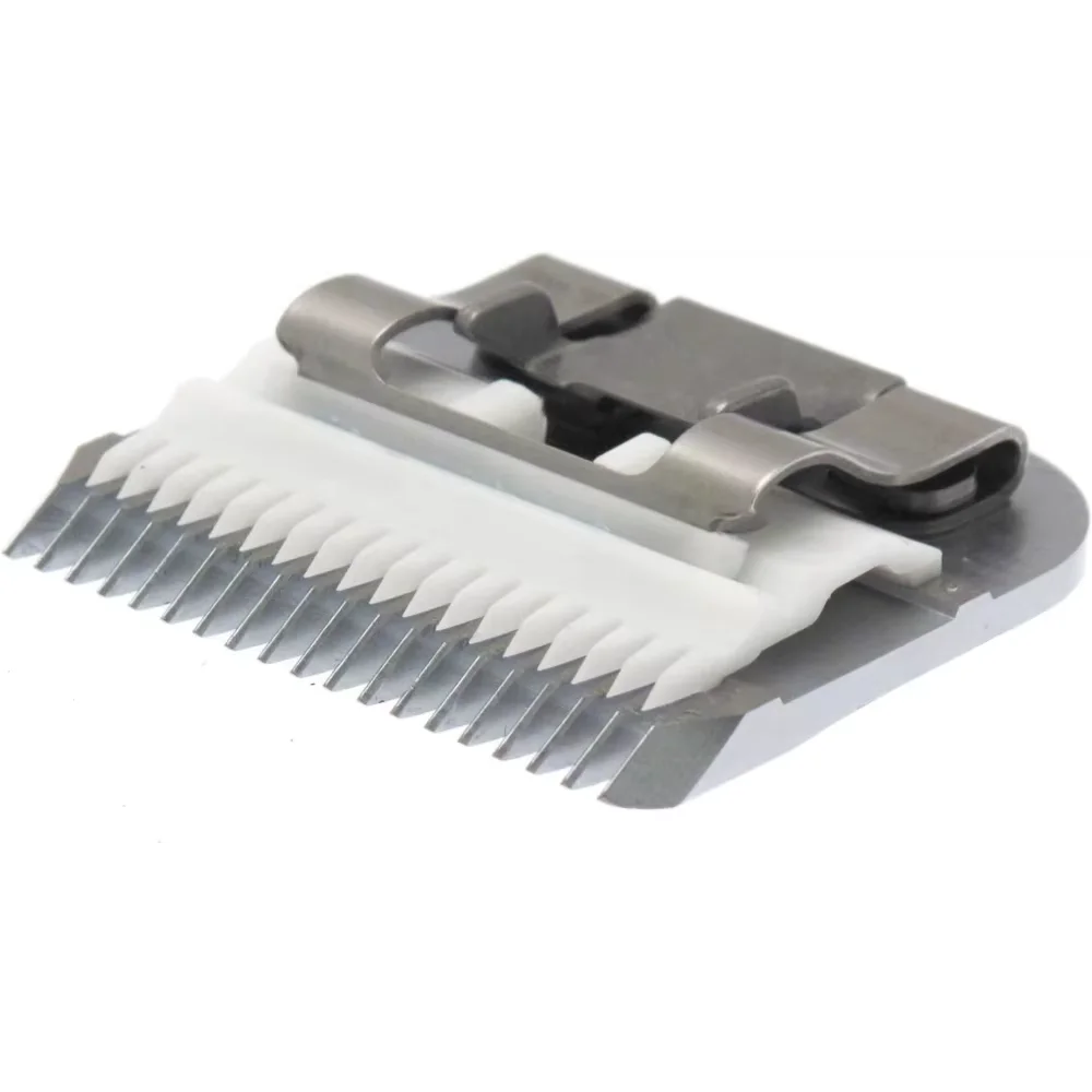 6Pcs 22 Teeth Pet Grooming Ceramic Replacement Blades Compatible with Andis Oster A5 Wahl KM Series Dog Clipper Blade
