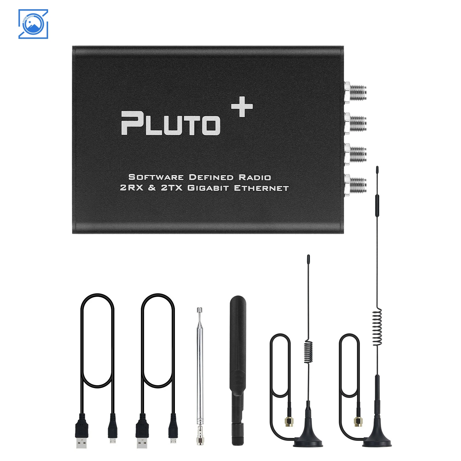 PLUTO+ SDR 트랜시버 라디오 ADC/DAC AD9363 70MHz-6GHz 기가비트 이더넷 마이크로 SD 카드용 소프트웨어 정의 라디오