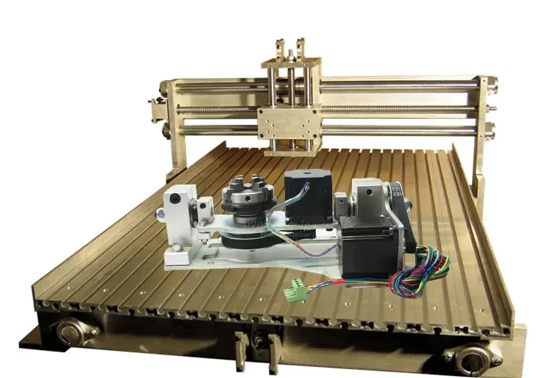 Spindle 2.2KW VFD for 6090 Engraving Milling Framework Machine with Stepper Motor DIY Big Wood Router 9014 Frame 2.2KW Water