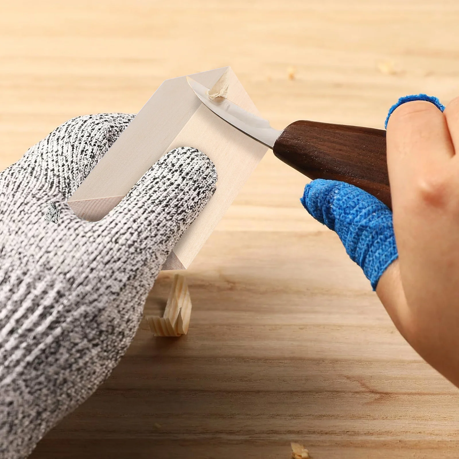 

13Pcs Basswood Blocks Smooth Surface Uniform Texture Ideal Woodworking Enthusiasts Beginners Easy Painting Staining DIY Projects