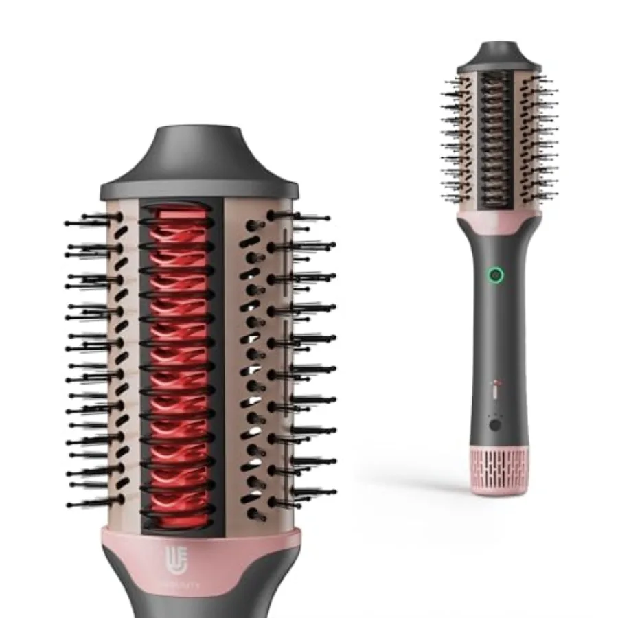 Blow Dryer Brush Hair Straightener: High Speed Hot Air Styler 110000 RPM for Fast Drying Straightening Volumizing One Step Volu