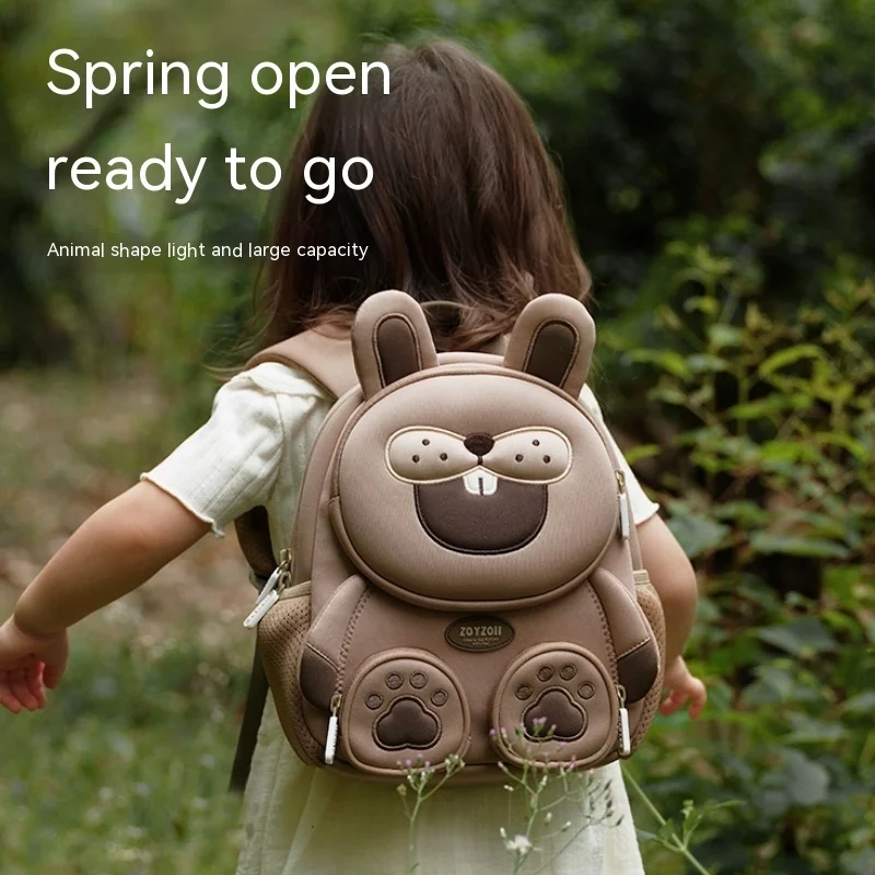 2023 new lightweight cute bear shoulder leisure backpack travel to school available birthday gift Christmas gift