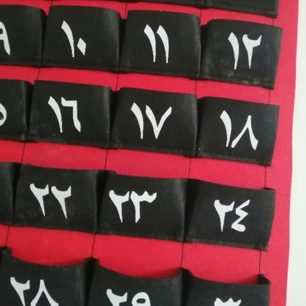 

Felt Calendar Muslim Holiday Decoration Hanging Mubarak Home Decorations Wall Cloth