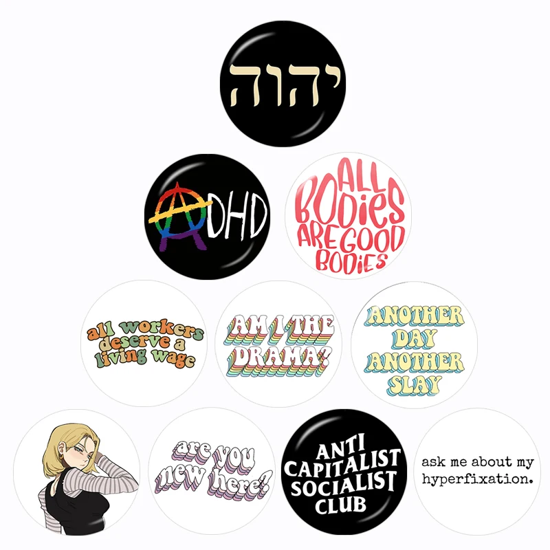 YHVH Hebrew Name of God 10 Pcs 12mm/16mm/18mm/20mm/25mm/30mm Round Photo Glass Cabochon Demo Flat Back Making Finding