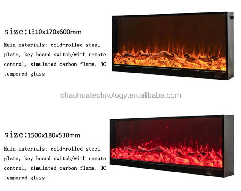 Riscaldatore portatile 2024 NUOVA fiamma 3D camino elettronico camino riscaldatore interno in vetro 4D in stile europeo in 7 colori dimensioni personalizzate