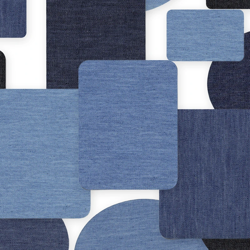 5 Stück Denim-Aufnäher zum Aufbügeln auf Kleidung, bestickt, für Jacken, Jeans, Parches, Nähen, DIY, Stoffe, Packung für Kinder, Hut – Detail 4