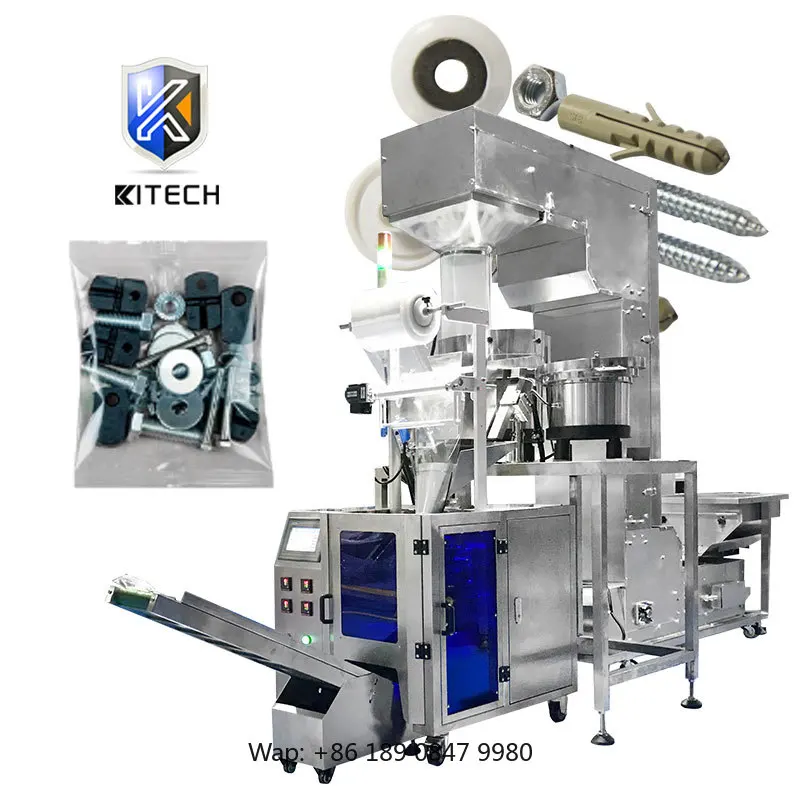 【Hot】Automatic Small Toy Blocks Metal Plastic Parts Screw Nuts Granule Counting Packing Machine with Vibrating Feeder