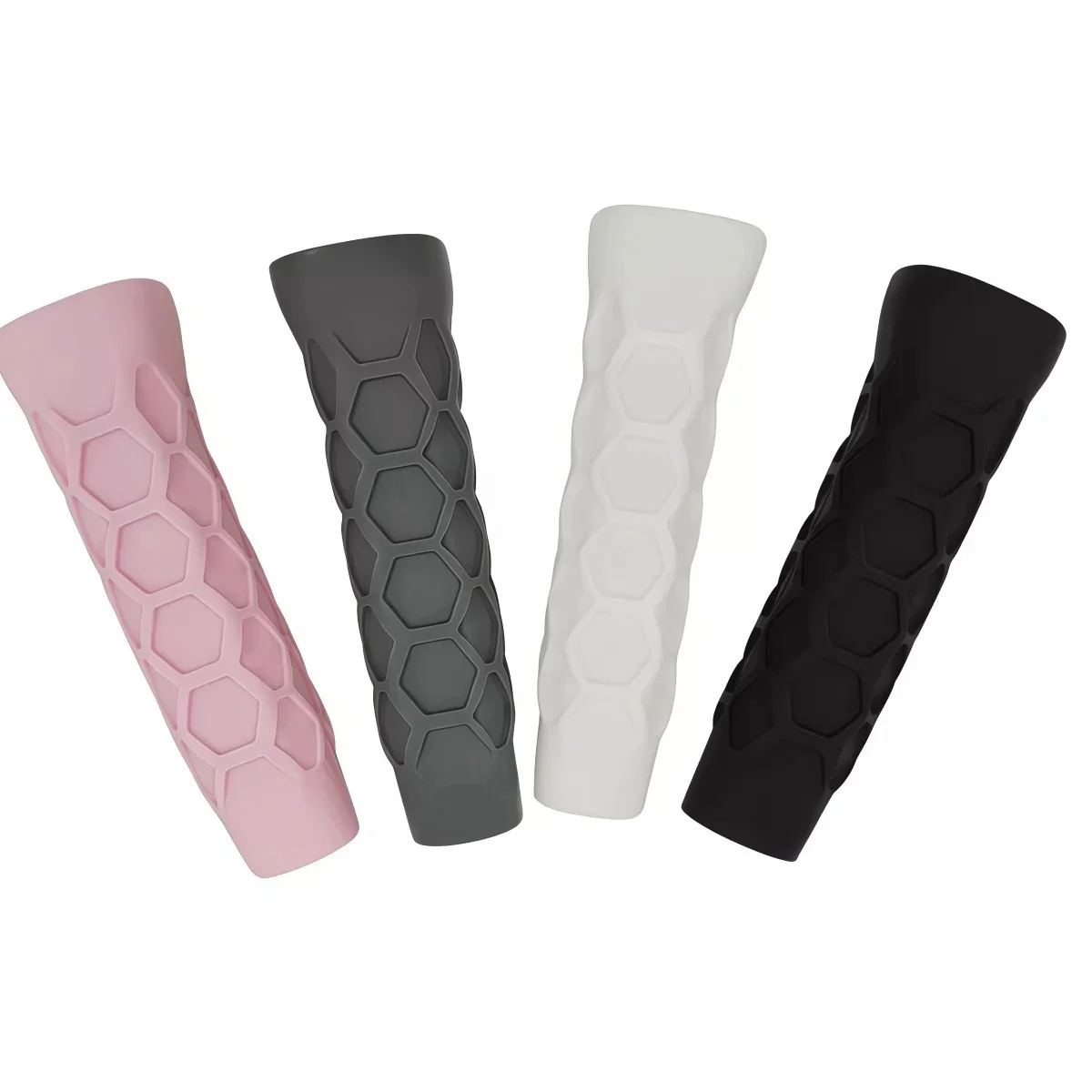 

Pickleball silicone handle grip coverHoneycomb Anti-Slip, Reusable Pickleball Grip Accessory