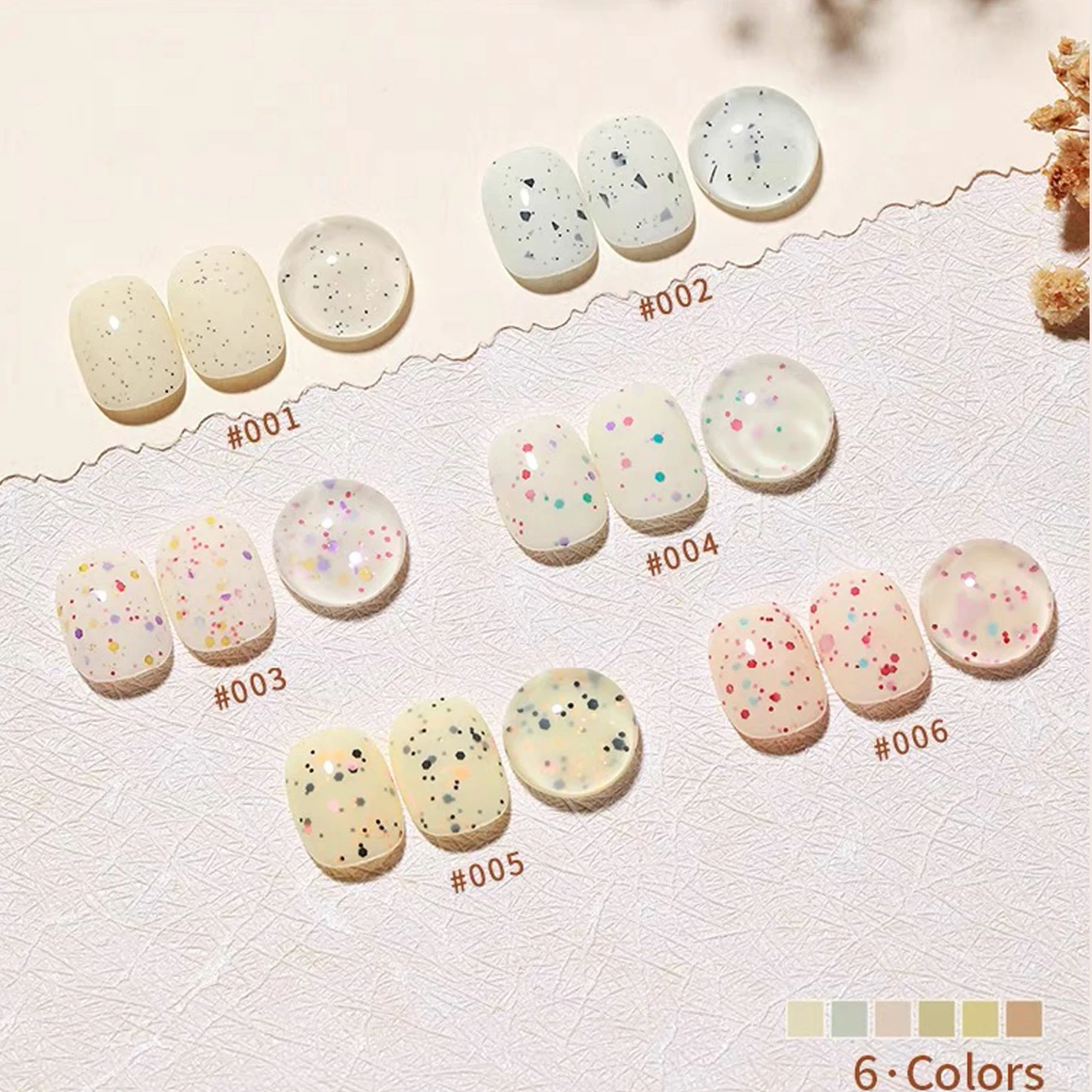 15ml 1pcs Gel Nail Polishes Pollen Nail Hybrid Gel Polish Ceramic Semi-permanent No Wipe Varnish For UV LED Nail Supplies