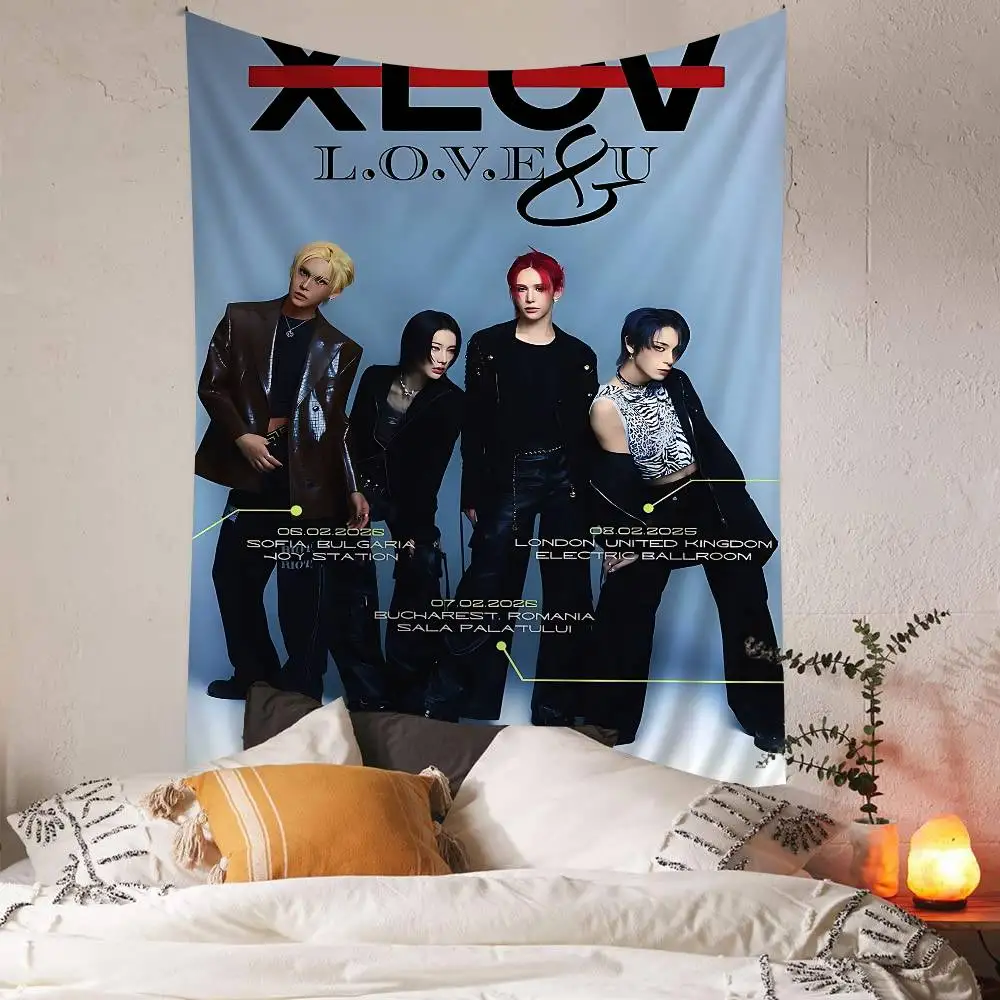 Kpop Group XLov Hanging Bohemian Tapestry Bohemian Wall Tapestries Mandala Cheap Hippie Wall Hanging