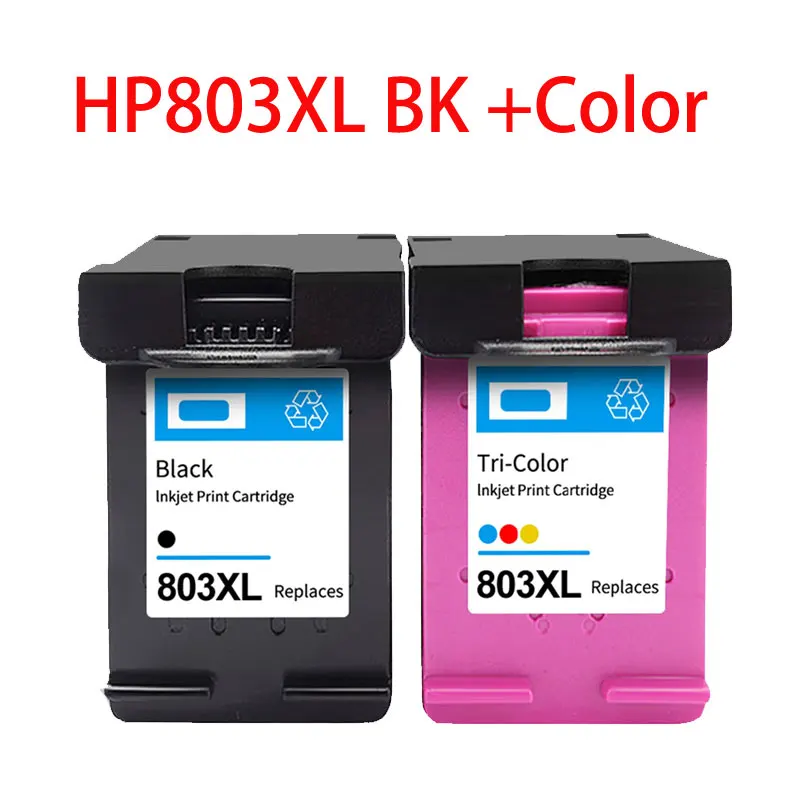 Compatible Ink Cartridge Replacement For HP803 HP803XL 803XXL ​Officejet 4654 4655 5220 5230 5252 5255 5258 5264 Printer