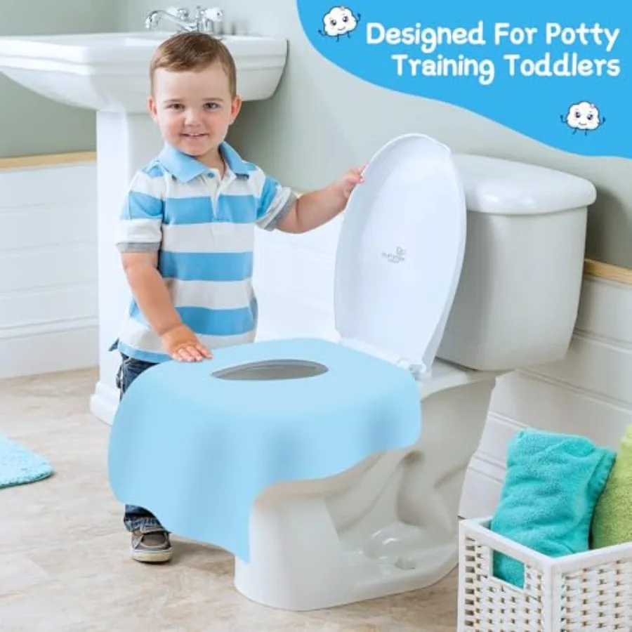 أغطية مقاعد المرحاض للاستعمال مرة واحدة، 30 عبوة من بطانات مقاومة للماء ملفوفة بشكل فردي وغير قابلة للانزلاق للبالغين، حل محمول وصحي f #6