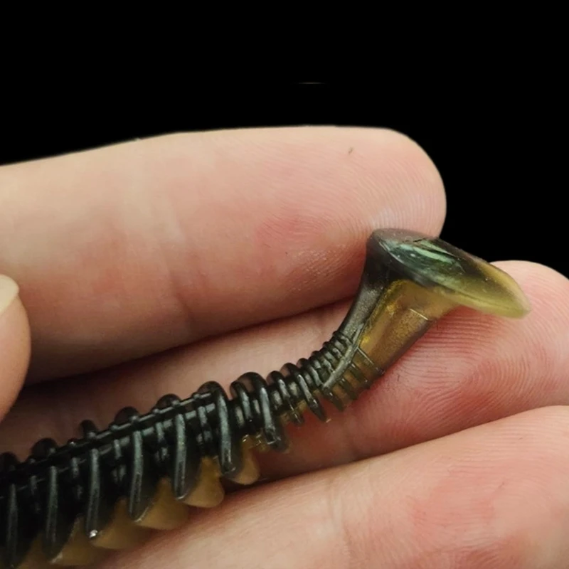 Sinking เหยื่อตกปลาประดิษฐ์ Wobbler เหยื่ออ่อนหนอนเหยื่อ T หางเหยื่ออ่อน Paddle TAIL ตกปลา Swimbaits