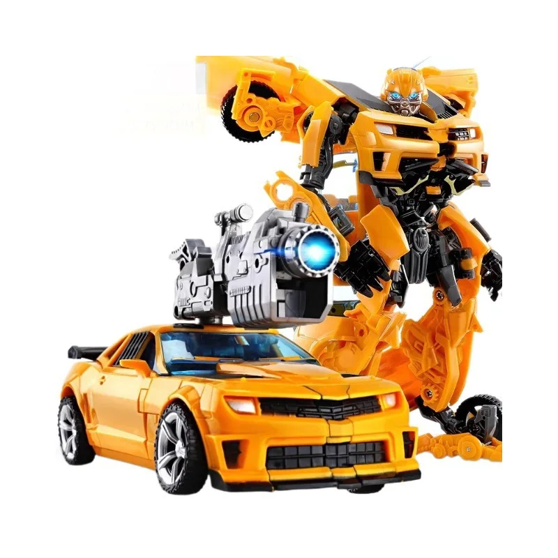 Coche de juguete transformador para niños, robot avispa, figura optimus, columna, dinosaurio, versión de aleación, niño
