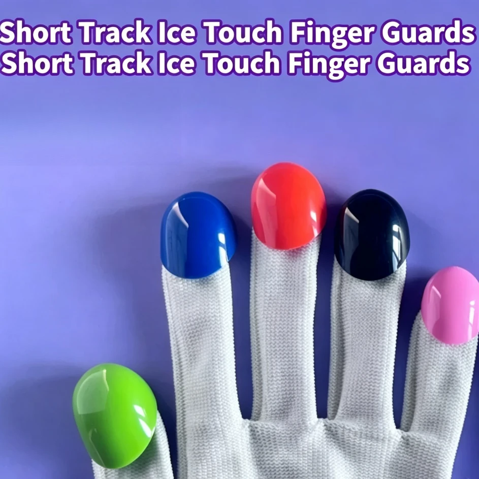 5 Pcs Ice Skating Glove Finger Buckles Short Track Speed Skating Finger Glove For Ice Rink Training