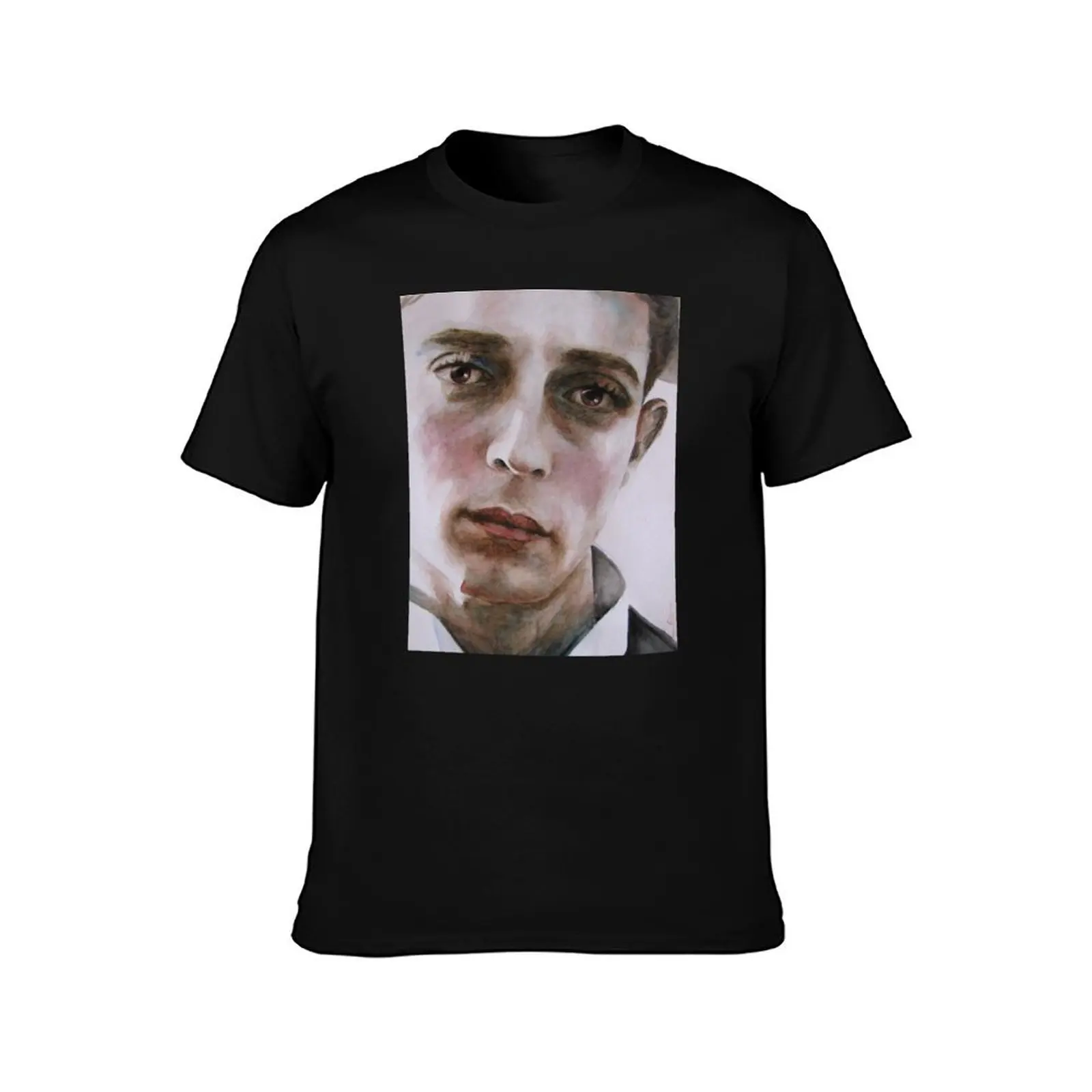 Buster Keaton Watercolor Daydreams T-Shirt High Elasticity Sports T-Shirt