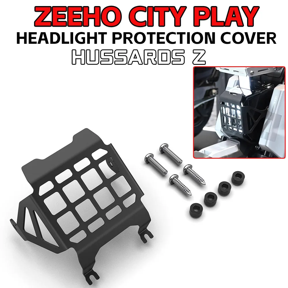 For CFMOTO ZEEHO CITY PLAY C!TY Play 2023 2024 2025 Motorcycle Headlight Guard Grille Cover Protector Protection Modification