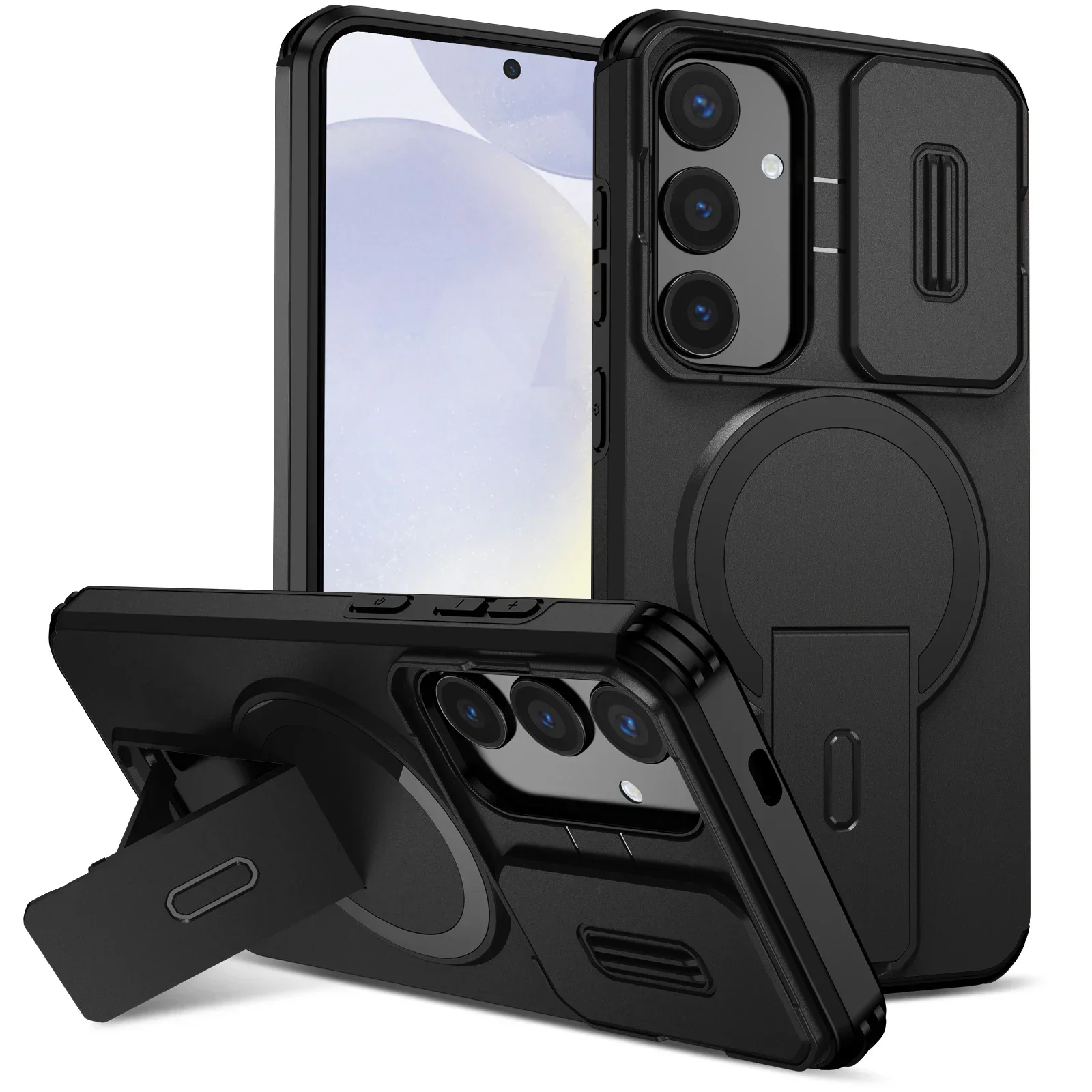 

Mobile Phone Case with Stand Cover for Samsung Galaxy S25 FE S24 Plus S25 Ultra