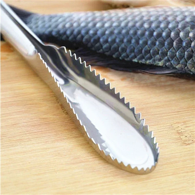 Stainless Steel Fish Scale Cleaner Scraper Fish Scale Peeler Remover Tool Fishes Skin Steel Fish Shaver Remover Cleaning Brush