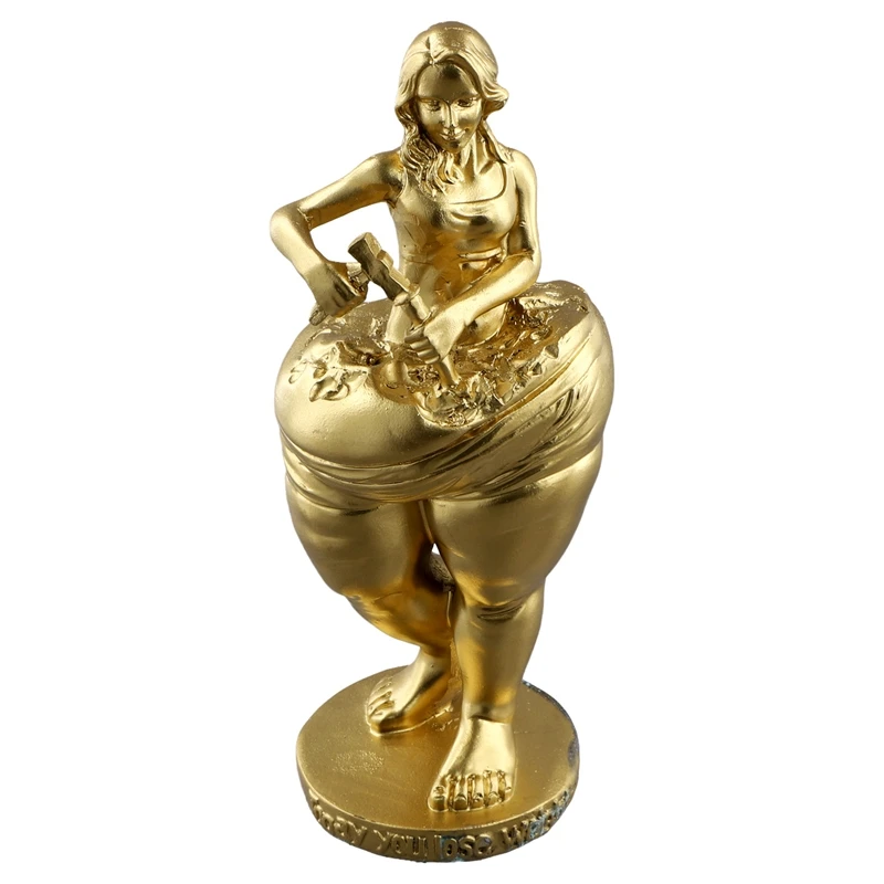 

BEAU-Losing Weight Slimming Goddess Statue Decorative Figurines Sculpture Model Bedroom Yoga Gym Gymnasium Ornament