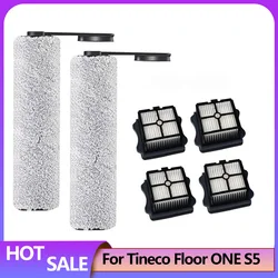 Tineco Floor ONE S5 / S5 Pro 2/S5 Pro/S5 Mavi Elektrikli Süpürge Rulo Fırçası ve Filtre Islak ve Kuru Yıkama Parçaları ile uyumludur