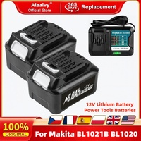 12V Lithium Battery 6Ah Rechargeable Battery For Makita Electric Drill L1016 BL1021B BL1041B Power Tools Replacement Batteries