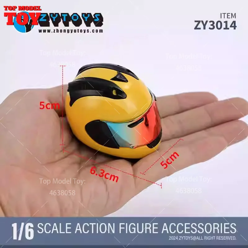 ZYTOYS ZY3014 1/6 스케일 ABS 시뮬레이션 레이싱 오토바이 헬멧 군인 액세서리 모델 12 ''액션 피규어 바디 인형