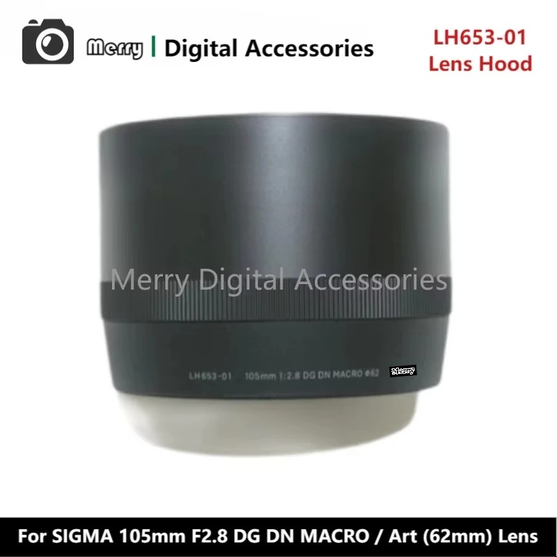

New Original Genuine Front Lens Hood LH653-01 For SIGMA 105mm F2.8 DG DN MACRO / Art (62mm) Lens