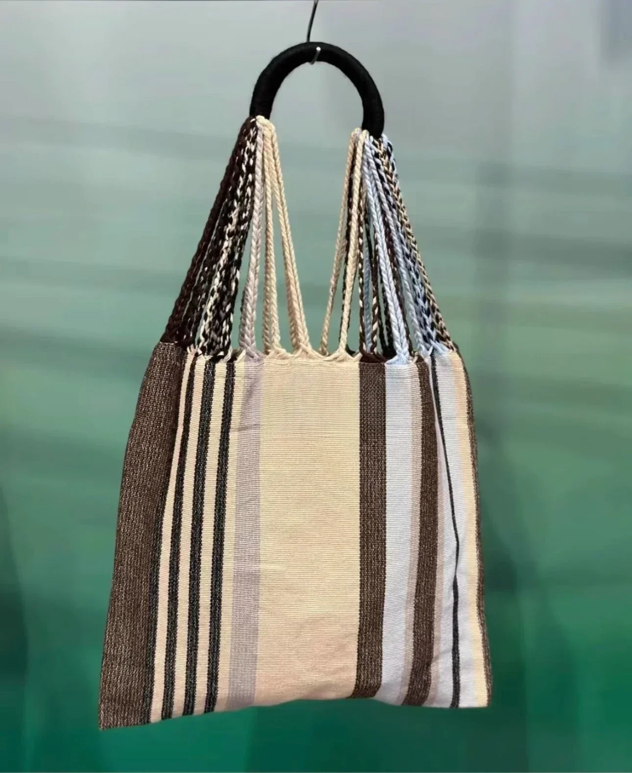 Bolso Tote Tejido con Bloques de Color Estilo Marni 2026, Bolso Grande de Mano y Hombro Casual