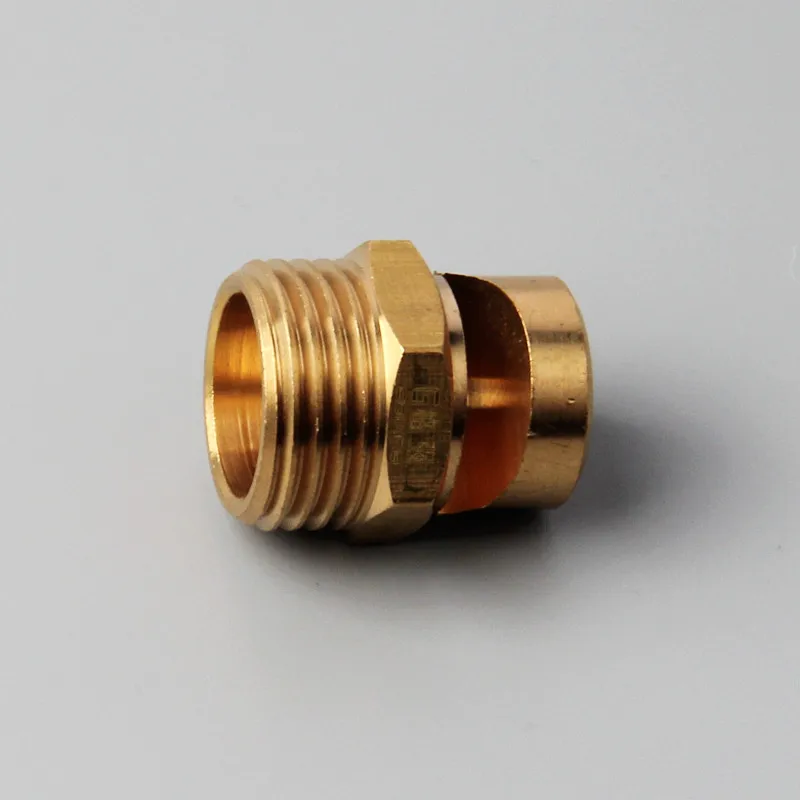 10pcs 1/2\'\' Male Thread Brass 170 Degree Wide-Angle Water Sprayer Nozzle Right Angle Garden Flower Sprinkler Clean Cool Humidify