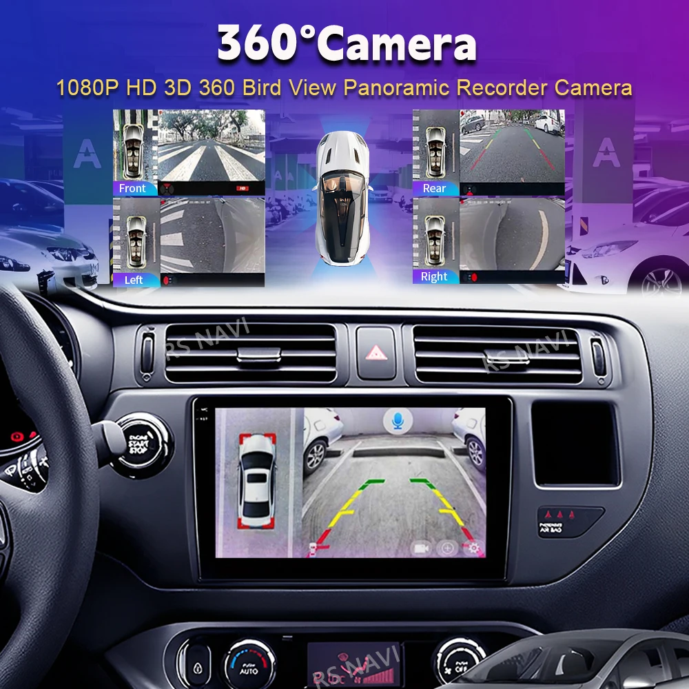 Android 16 Carplay Auto 2K Screen Car Radio Multimedia Player For Kia RIO K3 2011 2012 2013 2014 2015 Autoradio Stereo Head Unit
