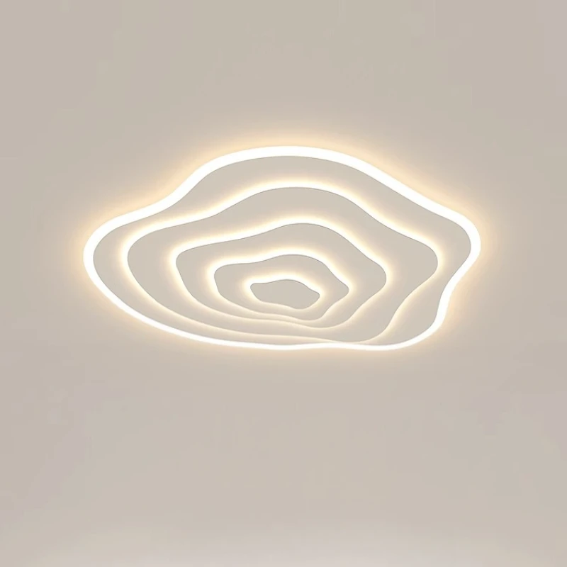 

Delicate Iron Growth Ring Shape LED Ceiling Lights Modern Minimalist Home Decor Atmosphere Lamps Master Bedroom Kitchen Studys
