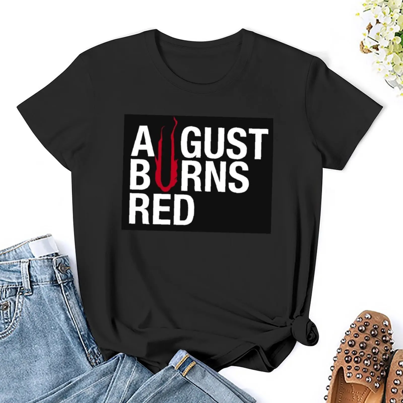 august burns red T-Shirt shirts graphic tees graphics oversized Woman T-shirts