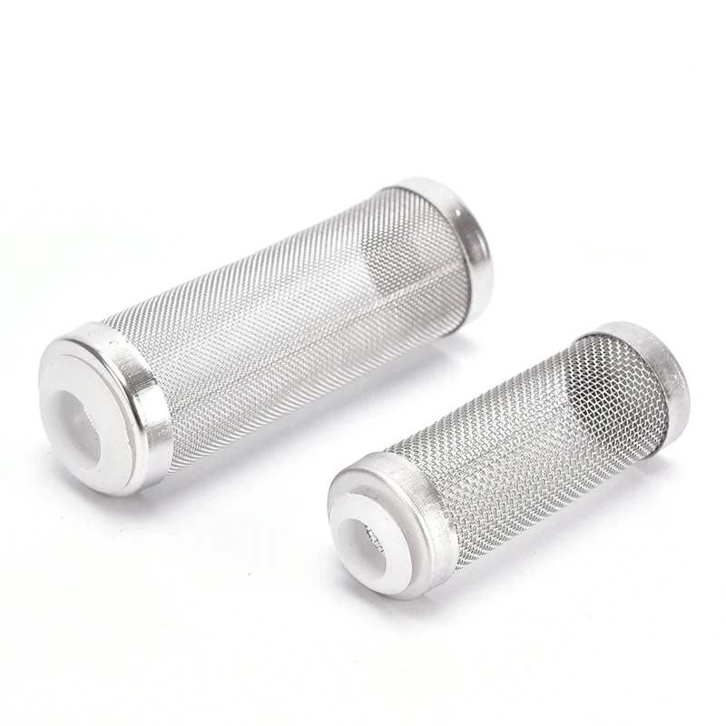 Stainless Steel Aquarium Filter Intake Strainer | Fish Tank Inlet Mesh Net Guard | Shrimp Safe Pre-Filter Cover Accessories