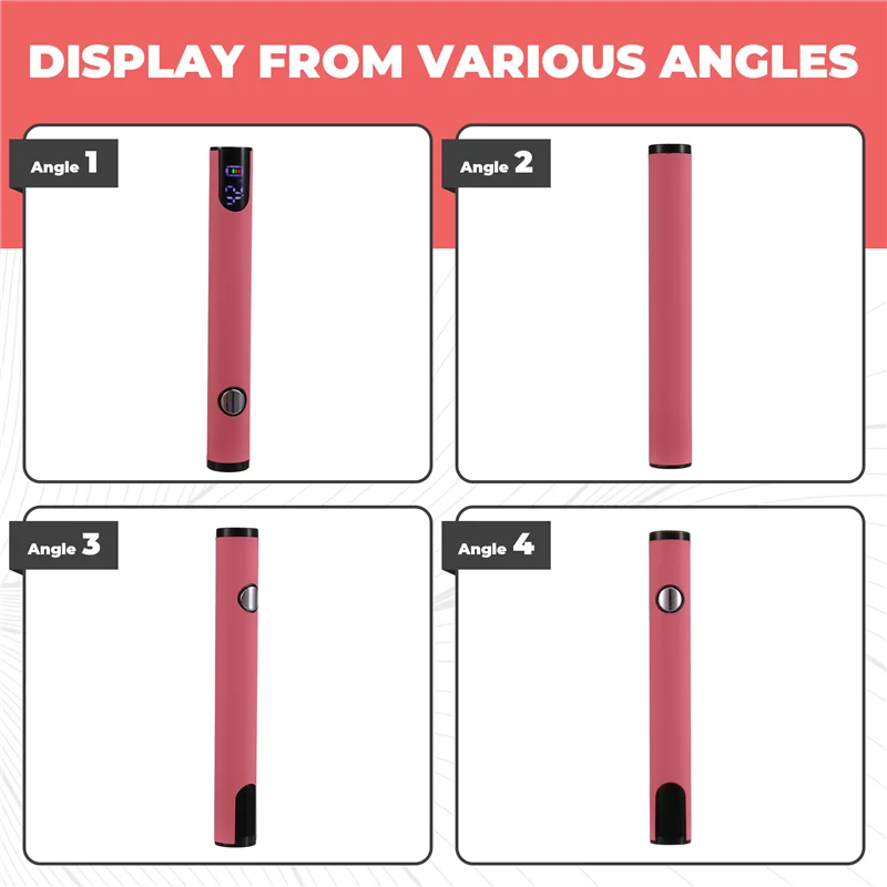 ABZZ-510 스레드 배터리 카트 펜 조절 가능한 온도가있는 헤드리스 전기 납땜 인두 미니 납땜 인두 키트 핑크