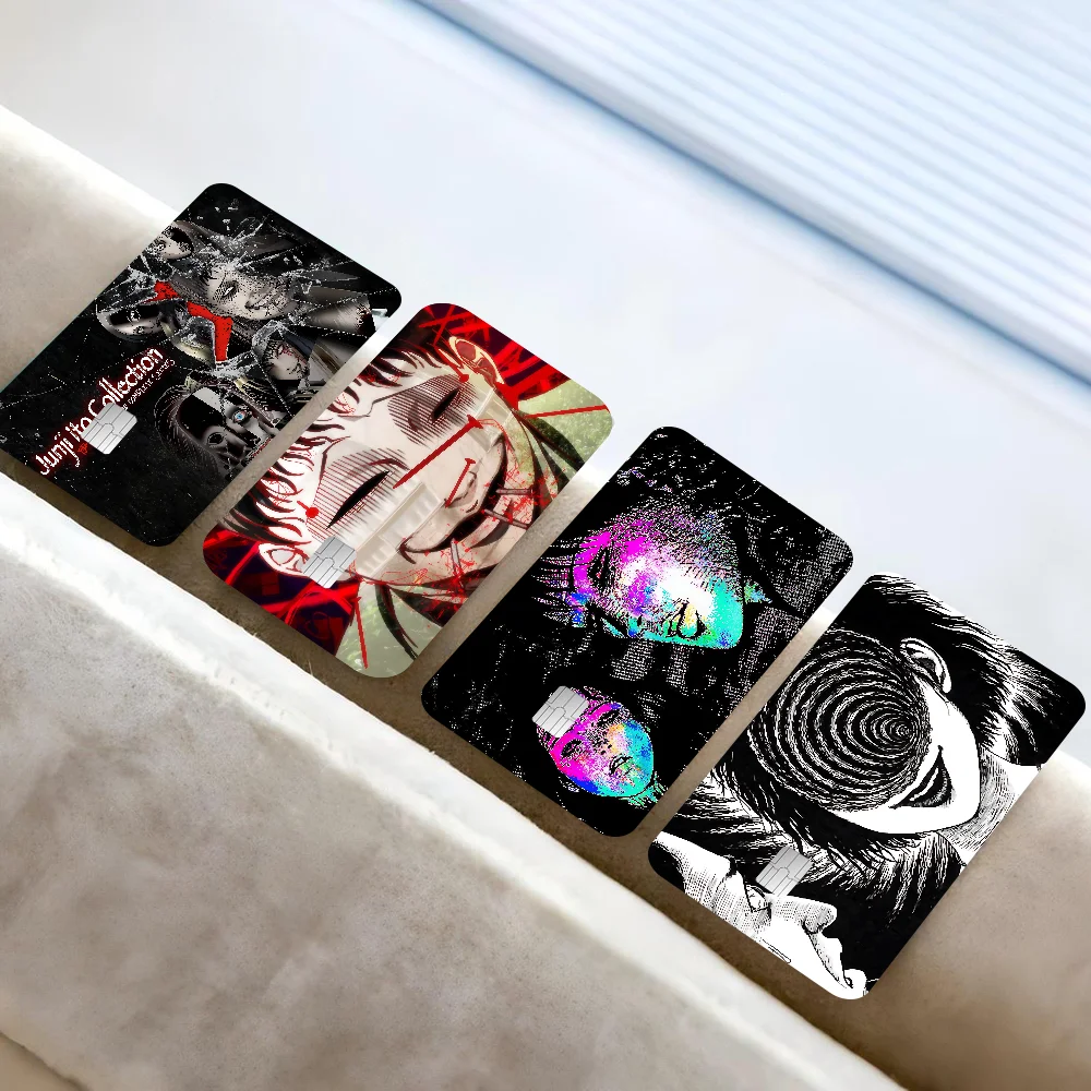 

Horror Comics J-Junji I-Ito Game Anime Sticker Film Skin Cover Case For Small Large No Chip Debit Credit Card Front Side