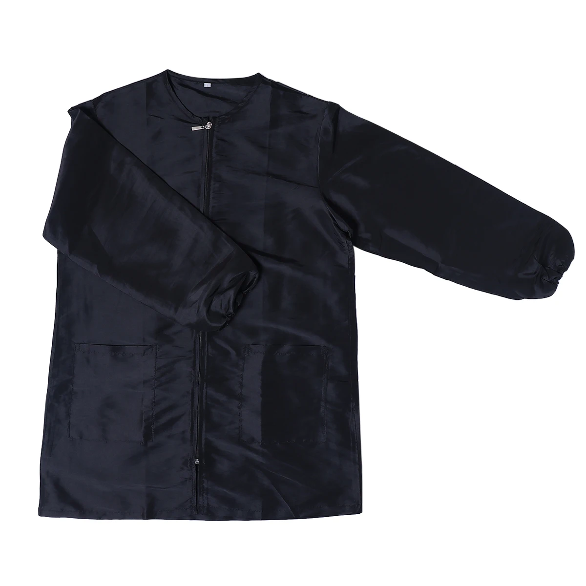 

Long sleeved Work Protective Apron SPA Salon Suit Beauty Technician Overalls Black Hairstylist Uniform Durable Trendy