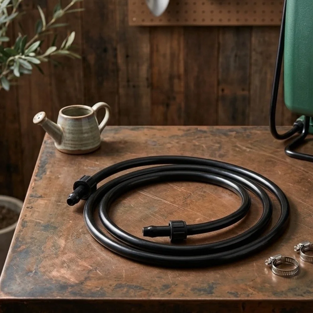 PVC Replacement Hose for Garden Sprayers 1.2m Length with 22.86 mm OD and 17.78 mm ID Threading for Backpack Electric Models