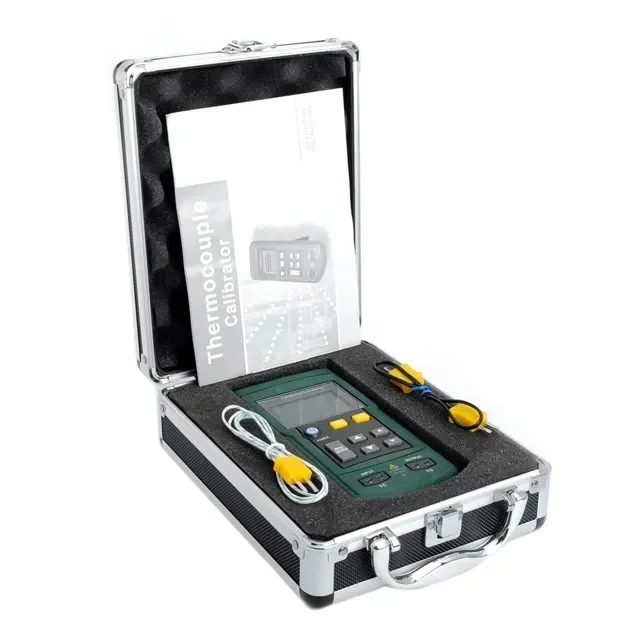 MASTECH MS7220 Digital Portable Thermocouple Simulator Calibrator Meter Tester Operable With 8 Types Of Thermocouples